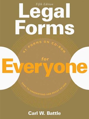 cover image of Legal Forms for Everyone